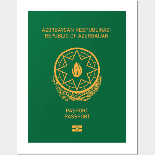 Azerbaijan passport Posters and Art